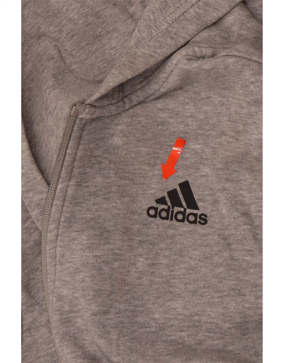 ADIDAS Pull à capuche zippé garçon 11-12 ans Gris
