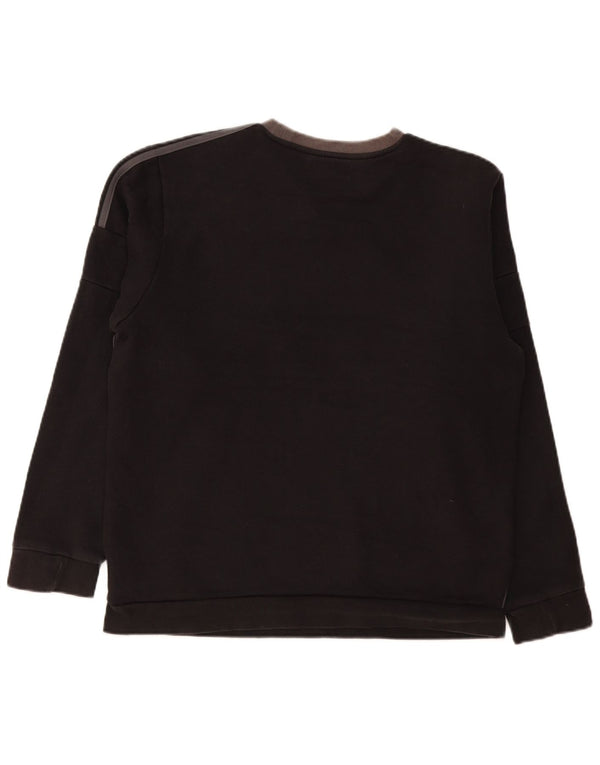 Adidas Sweat-shirt pour homme en coton color block Gris Taille L