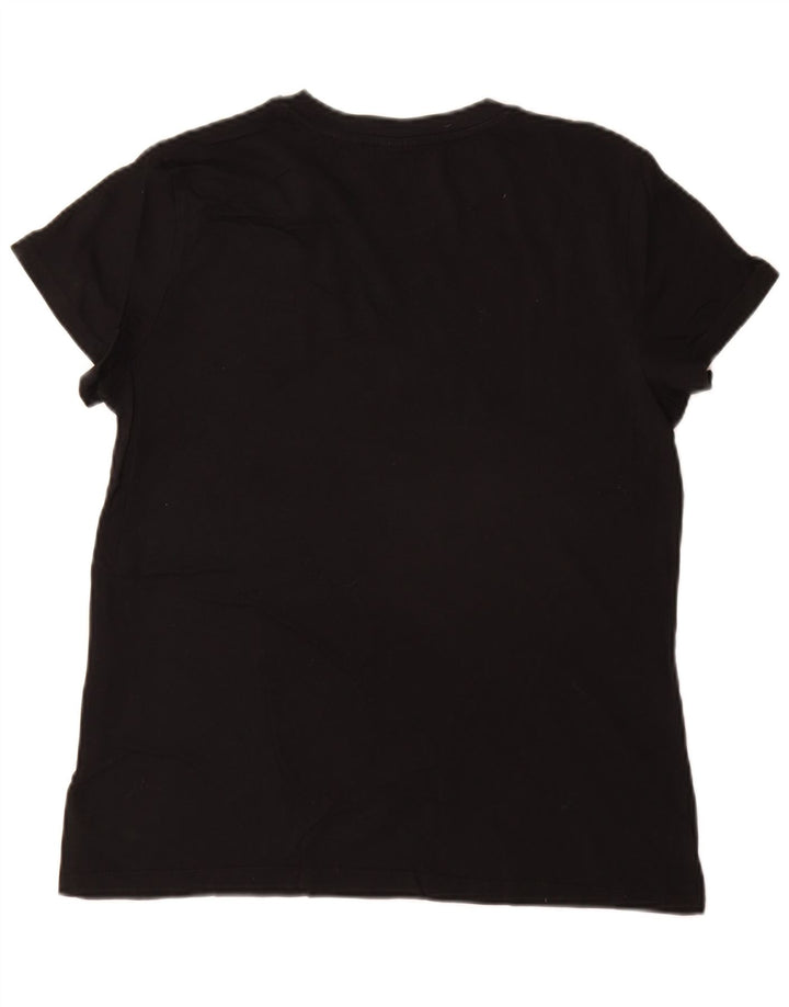 Levi's T-Shirt Femme UK 14 Medium Noir