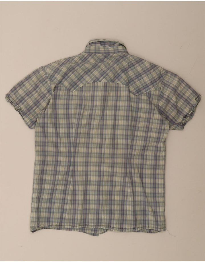 LEE Chemise à Manches Courtes Homme Grand Carreau Multicolore Coton