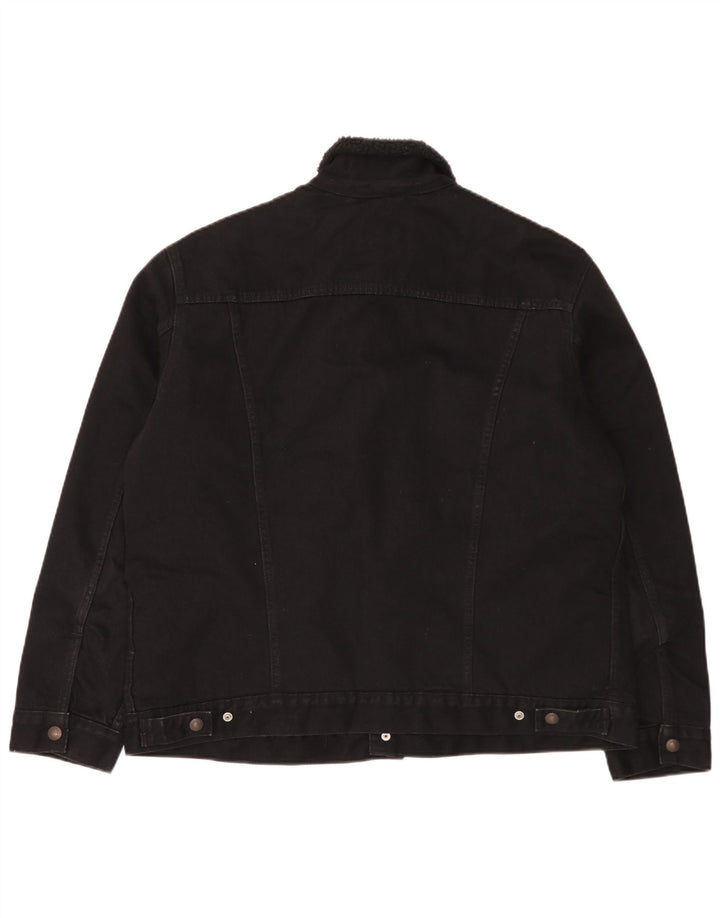 Levi's Veste en Jean Homme UK 42 XL Noir Coton
