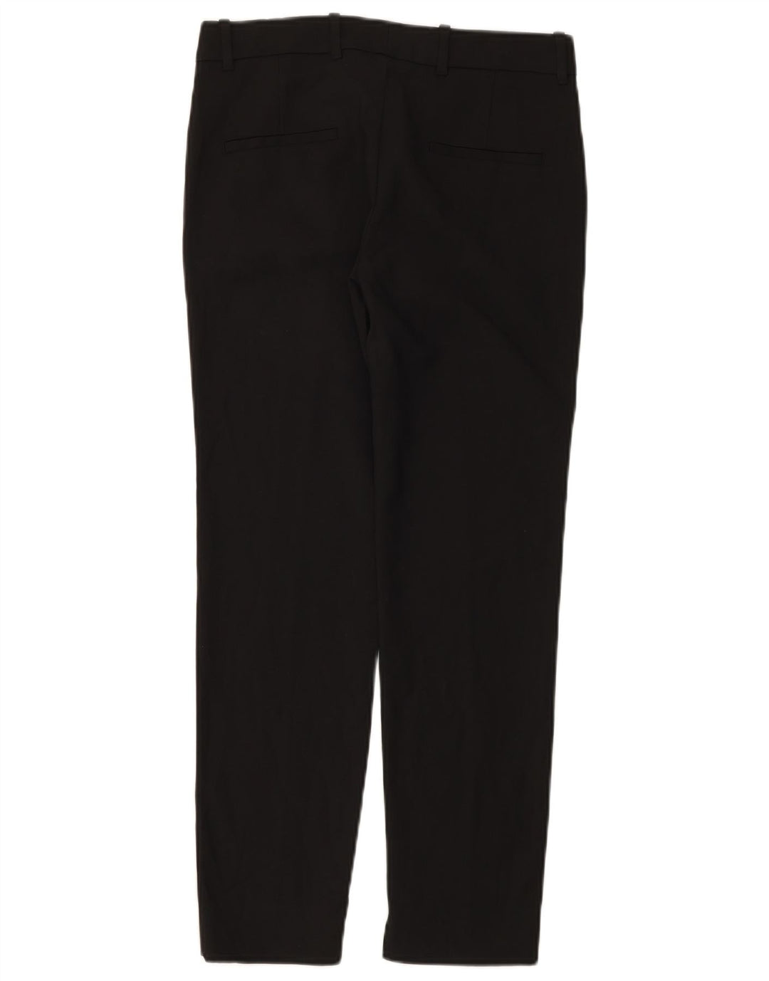 ZARA Womens Slim Chino Trousers Small W26 L27 Black