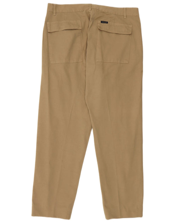 North Sails Pantalon Chino Droit Femme IT 54 2XL W38 L30 Coton Beige