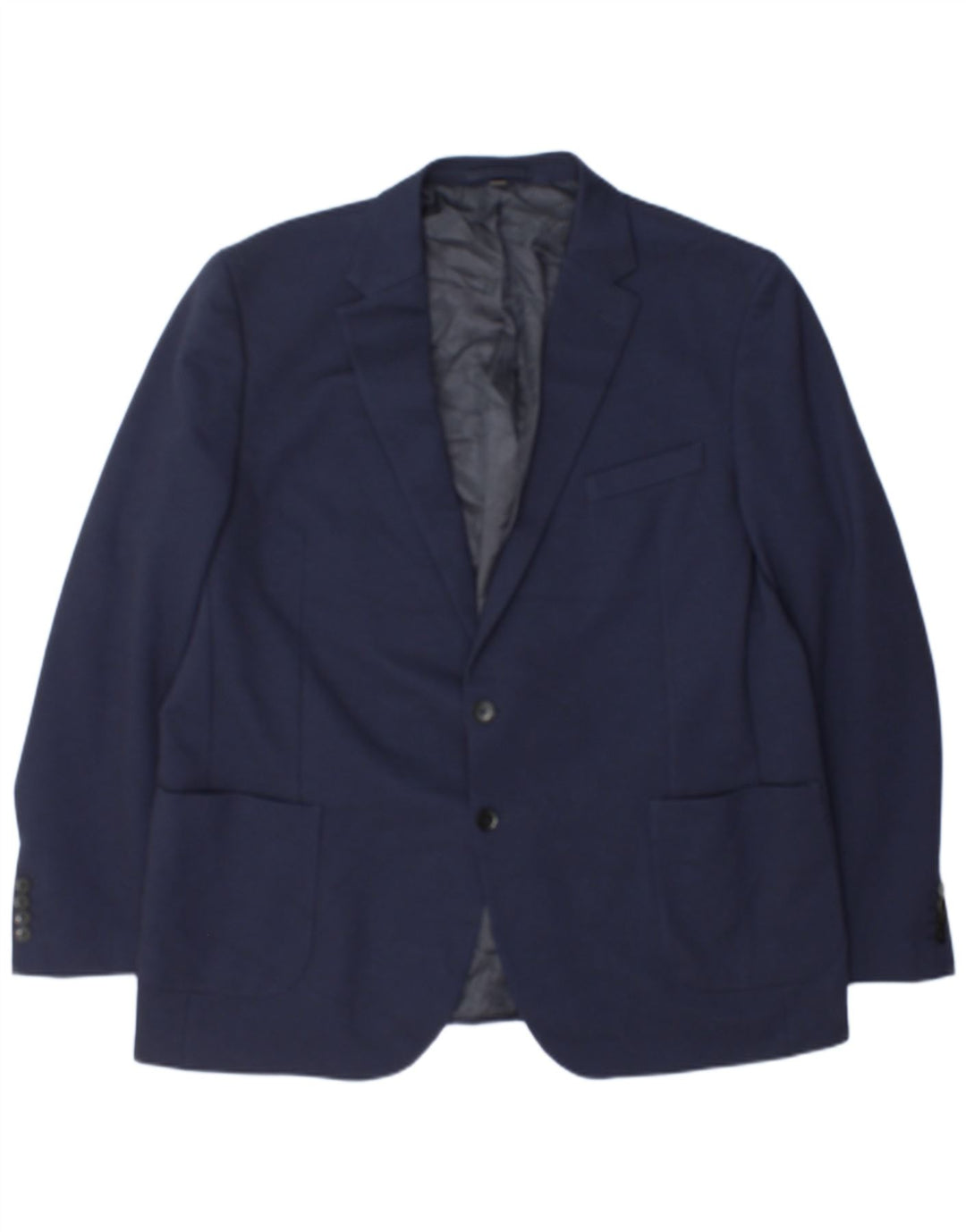 Marks & Spencer Veste blazer à 2 boutons pour homme UK 48 2XL Bleu marine Polyamide