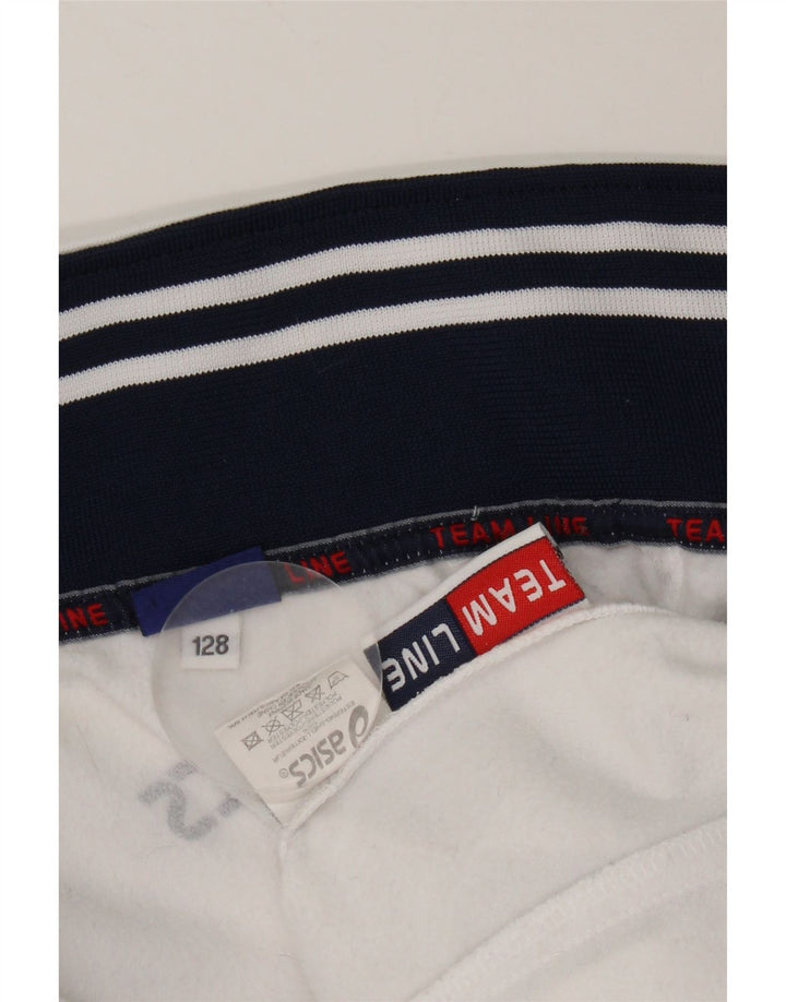 Asics Graphic Survêtement Top Veste Garçon 7-8 Ans Blanc Colorblock