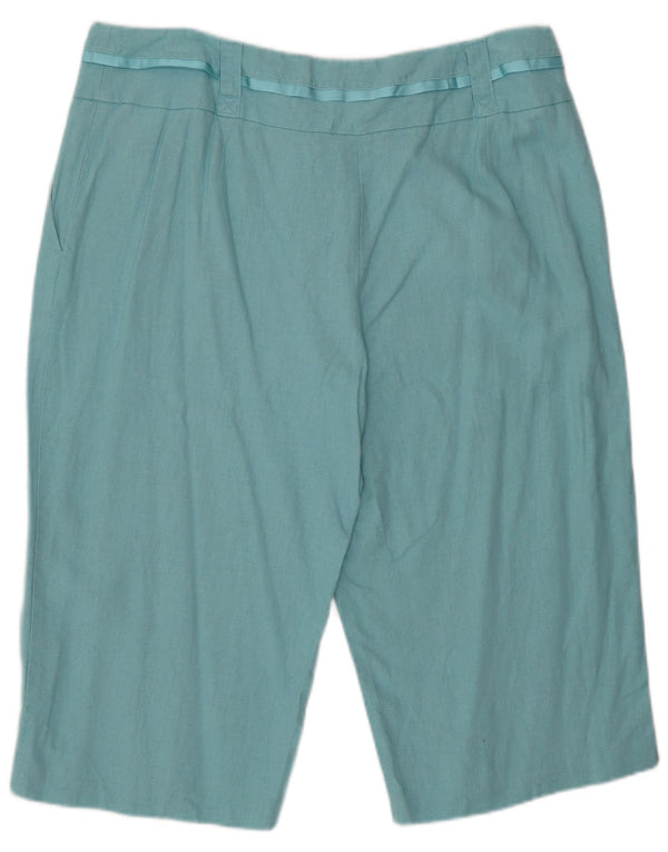 Marks & Spencer Bermuda Chino pour femme UK 16 Large W34 Turquoise