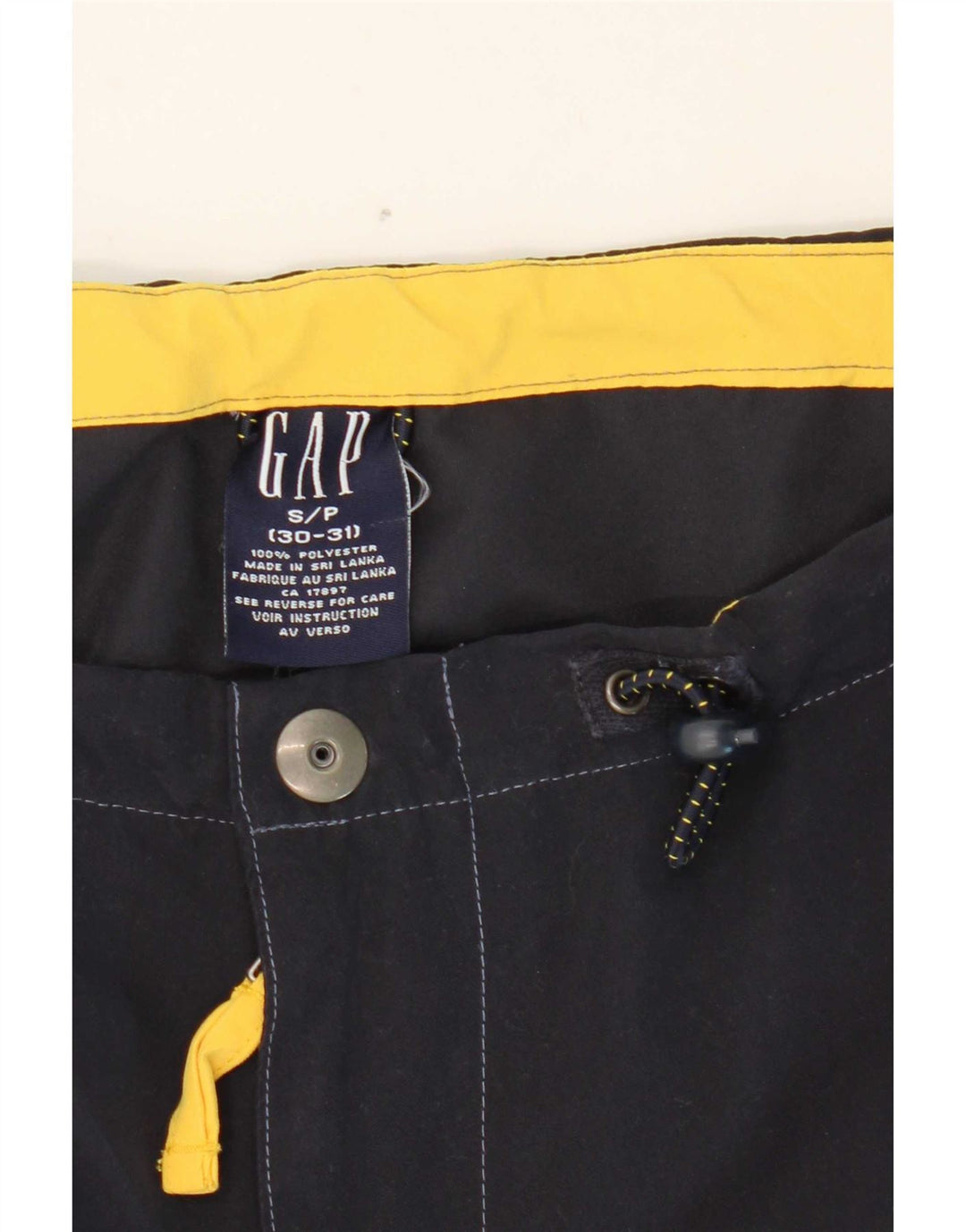 Gap Short décontracté pour homme Petit W30 Bleu marine Polyester