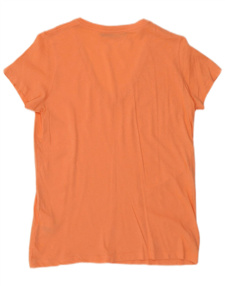 Polo Ralph Lauren T-Shirt Femme Haut Petit Coton Orange