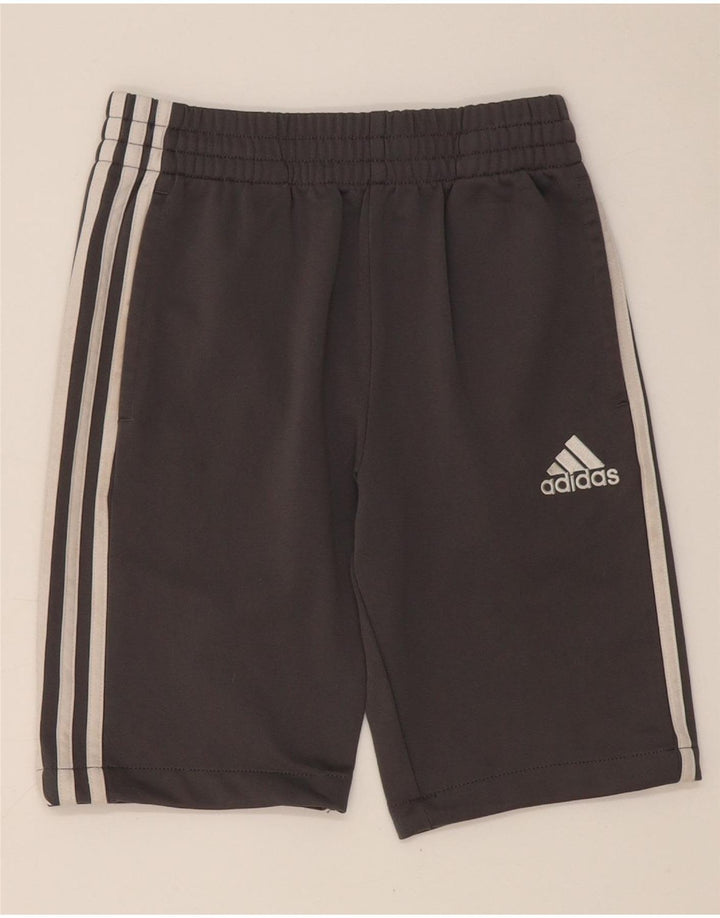 Adidas Short de Sport Garçon 10-11 Ans Gris Moyen