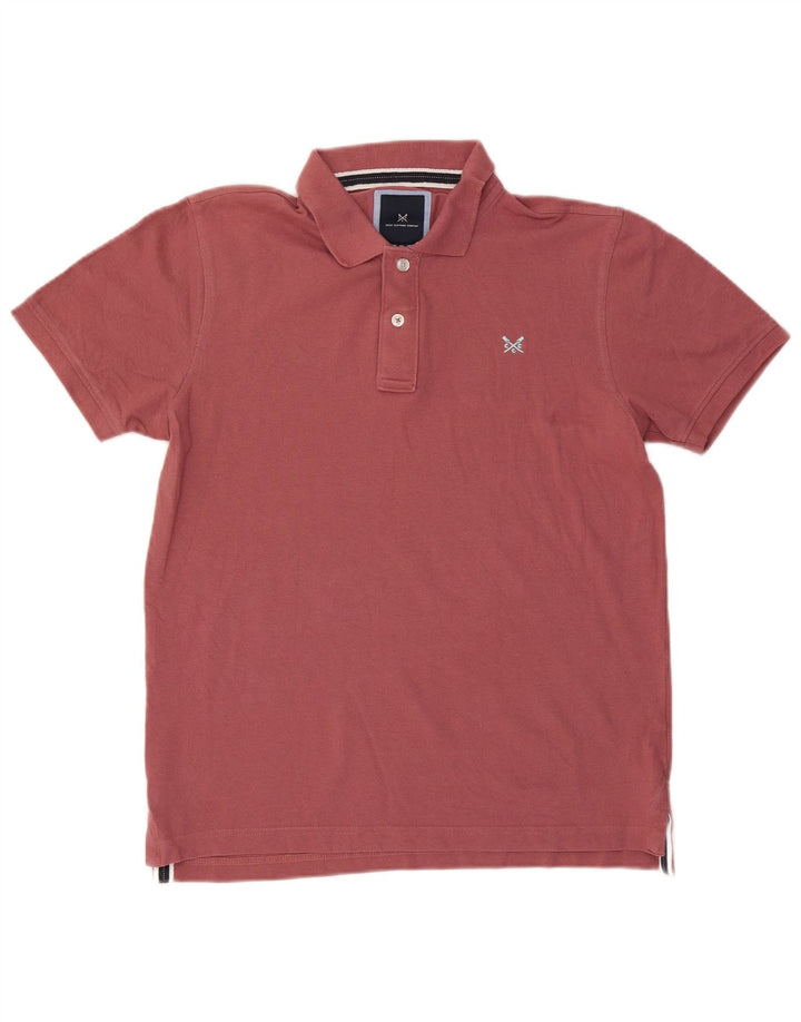 Crew Clothing Polo Homme Coton Marron Moyen