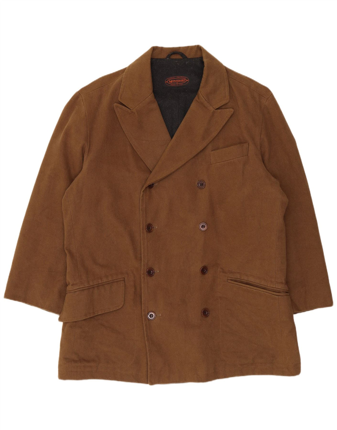 Montedoro Manteau croisé pour homme UK 42 XL Marron