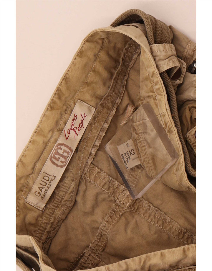Gaudi Short Cargo Homme IT 52 XL W38 Coton Beige
