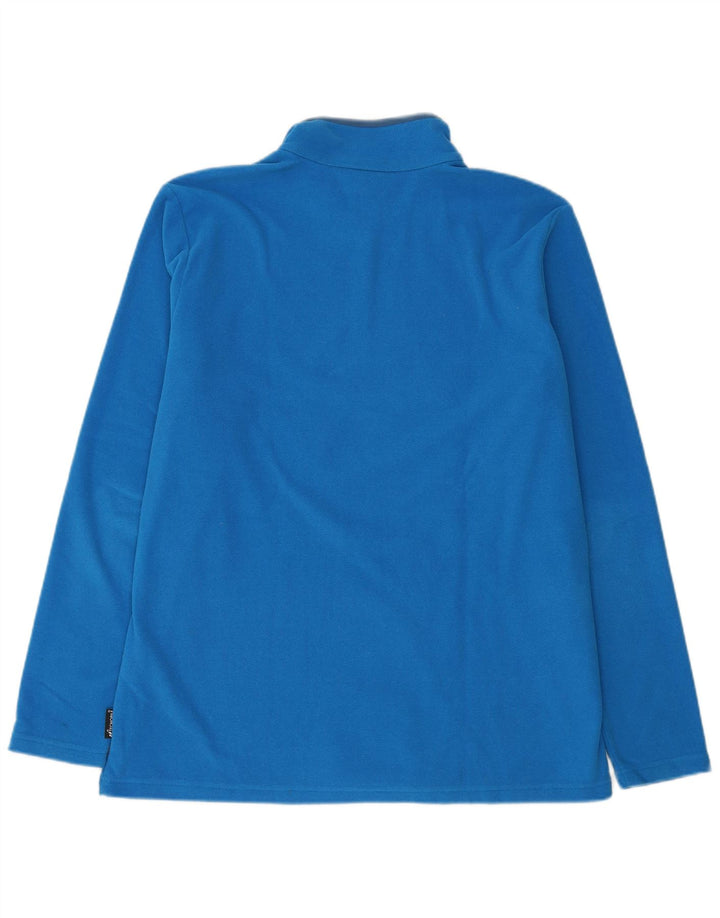 Jack Wolfskin Pull polaire à col zippé pour homme 2XL Bleu Polyester