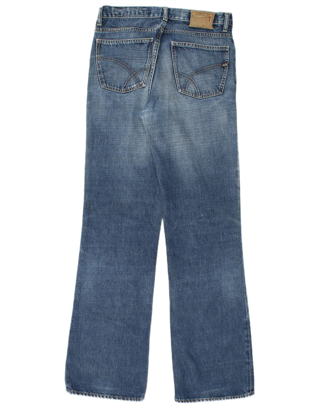 Gas Jean Bootcut Homme W34 L34 Bleu Coton