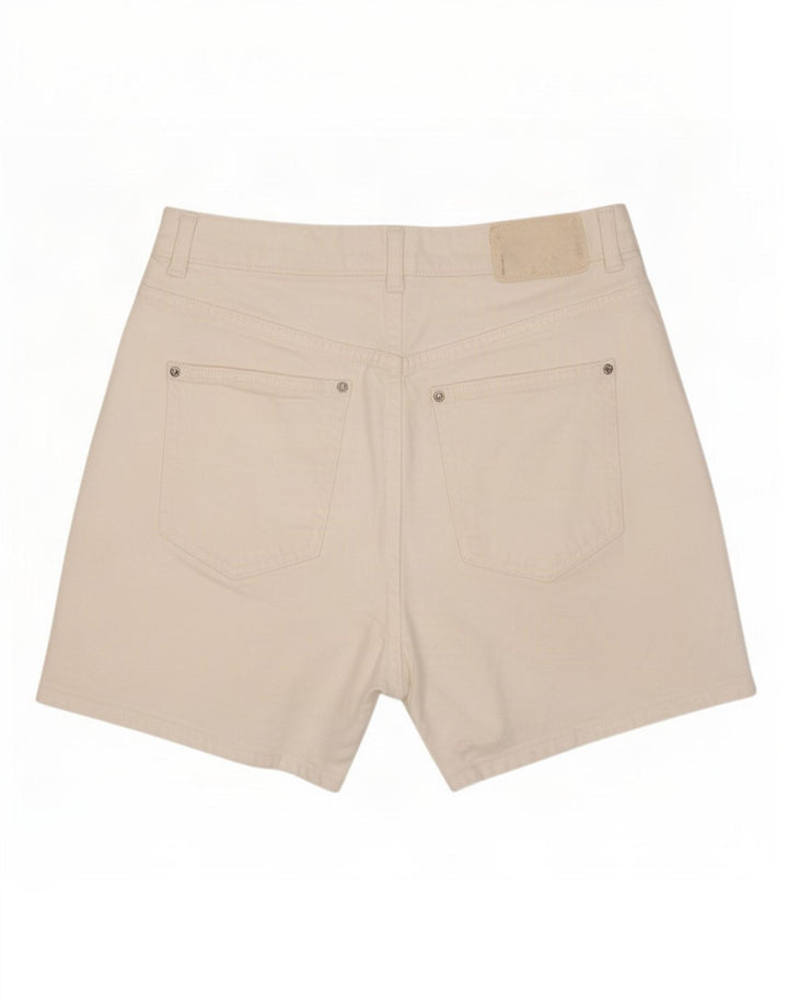 Zara Short en jean pour femme EU 40 Medium W30 Blanc
