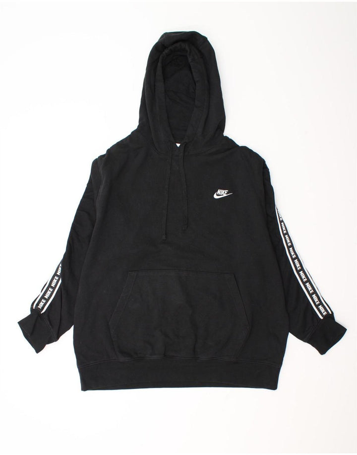 Nike Pull à capuche graphique pour homme XL en coton noir