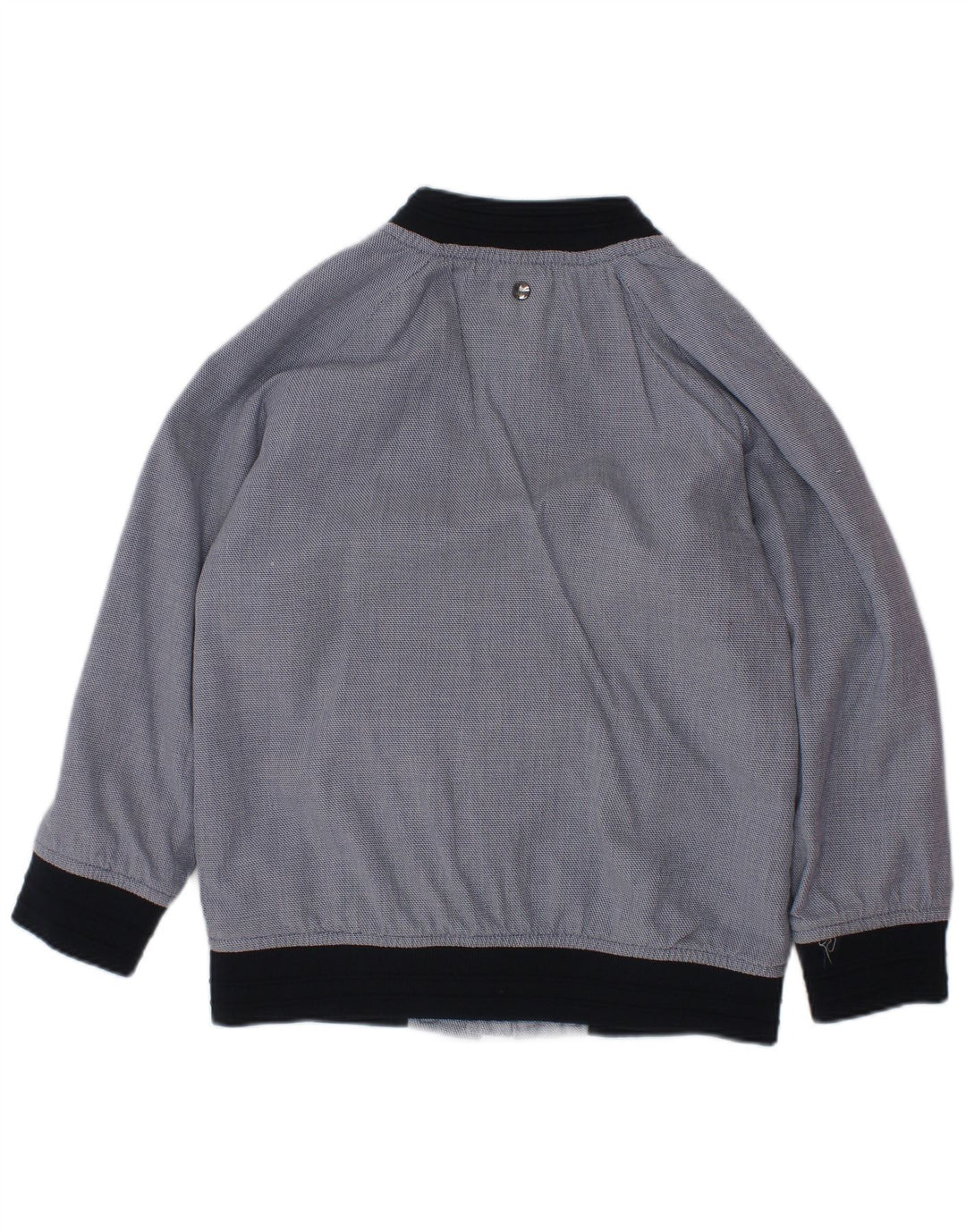 TED BAKER Blouson Bomber Garçon 4-5 Ans Bleu Marine Colorblock Coton
