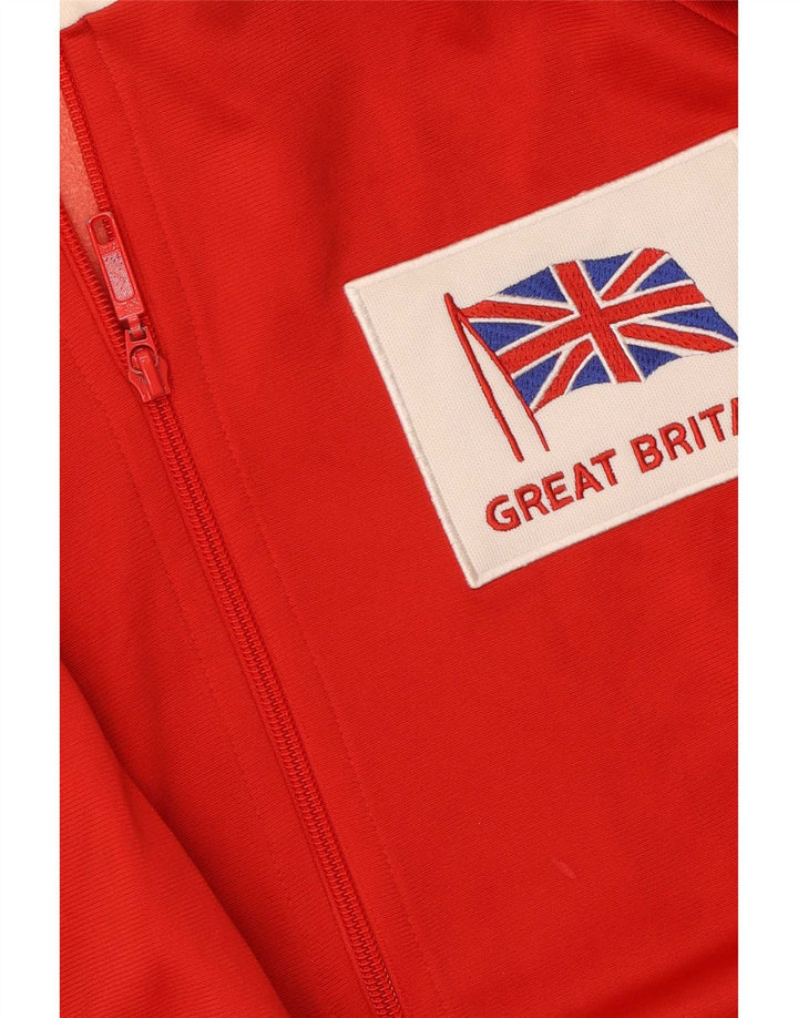 Adidas Veste de survêtement pour homme Grande-Bretagne Rouge Large Colorblock