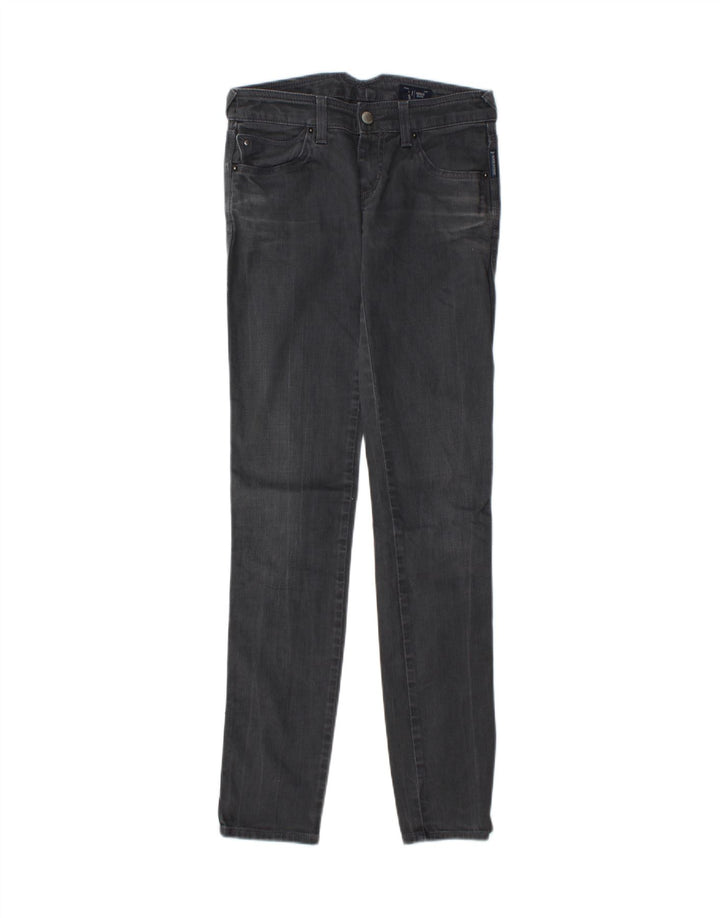 ARMANI Womens Skinny Jeans W25 L31 Grey Vintage Armani and Second-Hand Armani from Messina Hembry 