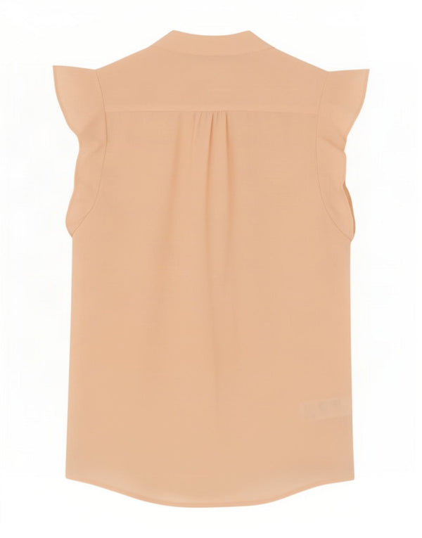 Oasis Chemise à manches courtes pour femme UK 10 Petit Rose Polyester