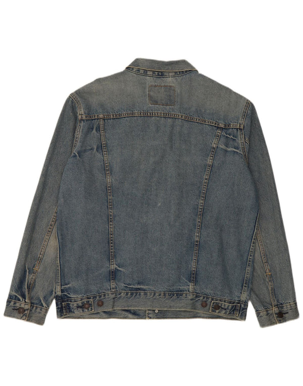 Levi's Veste en Jean Homme UK 42 XL Bleu Coton