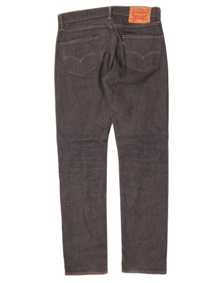 Levi's Jean Slim 511 Homme W30 L32 Gris Coton