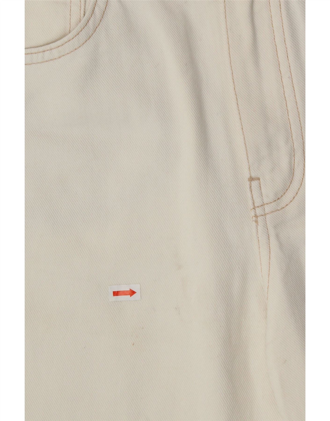 MASSIMO DUTTI Womens Cropped Jeans EU 36 XS W26 L23 White Cotton Vintage Massimo Dutti and Second-Hand Massimo Dutti from Messina Hembry 