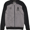 UNDER ARMOUR Mens Graphic Tracksuit Top Jacket Small Grey Colourblock | Vintage Under Armour | Thrift | Second-Hand Under Armour | Used Clothing | Messina Hembry 