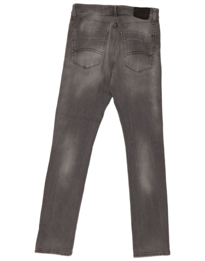 Tommy Hilfiger Jean Slim Homme W33 L34 Gris Coton
