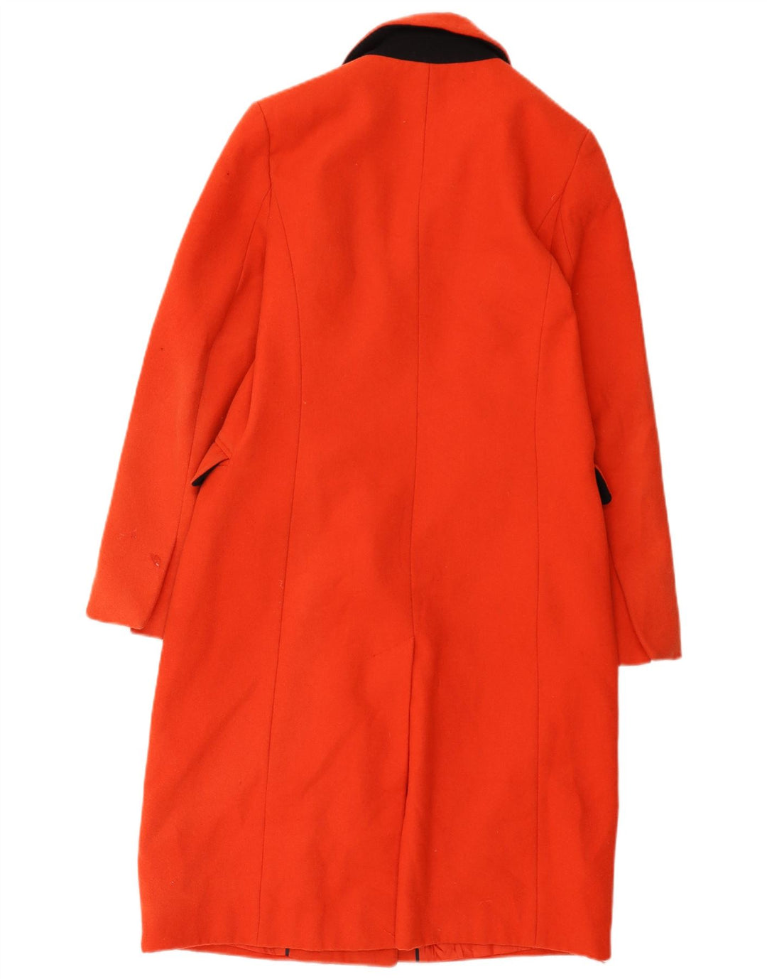 Topshop Manteau croisé pour femme UK 10 Petite laine orange