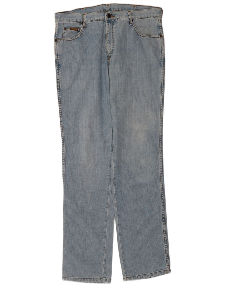 Wrangler Jean Droit Texas Homme W36 L34 Bleu Coton