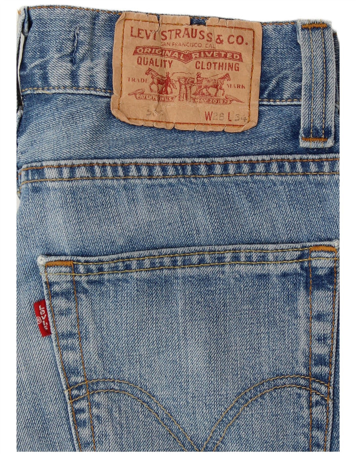 LEVI'S Short en Jean 506 Femme Coupe Standard W28 Bleu Moyen