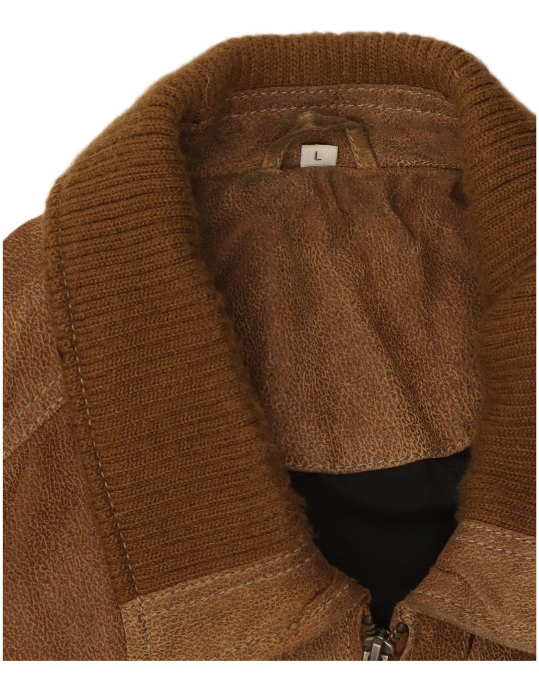 Reward Veste bomber en daim pour homme UK 40 Grand cuir marron