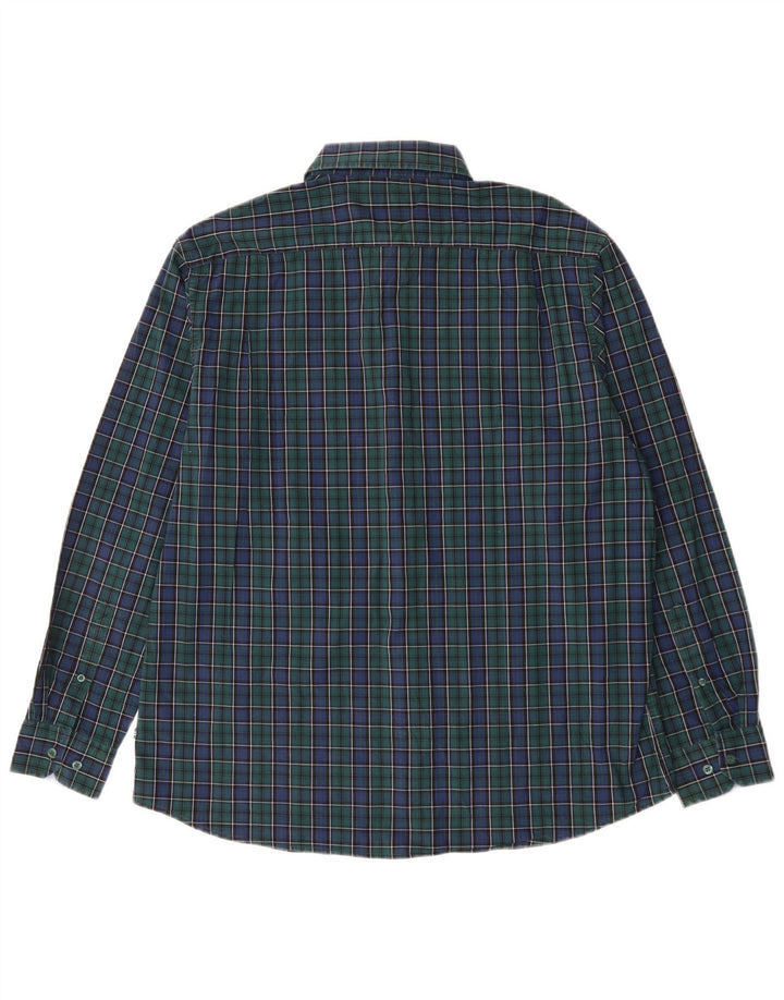 Nautica Chemise coupe classique pour homme XL en coton à carreaux vert
