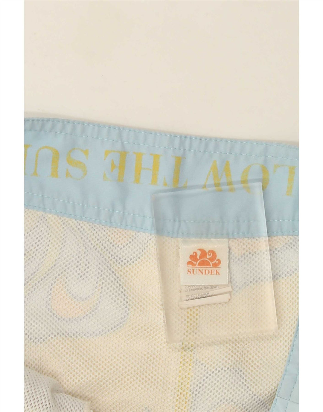 Sundek Short de bain pour homme en polyester floral jaune moyen