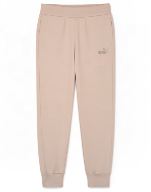 Puma Pantalon de survêtement pour femme Joggers UK 10 Small Blanc Coton