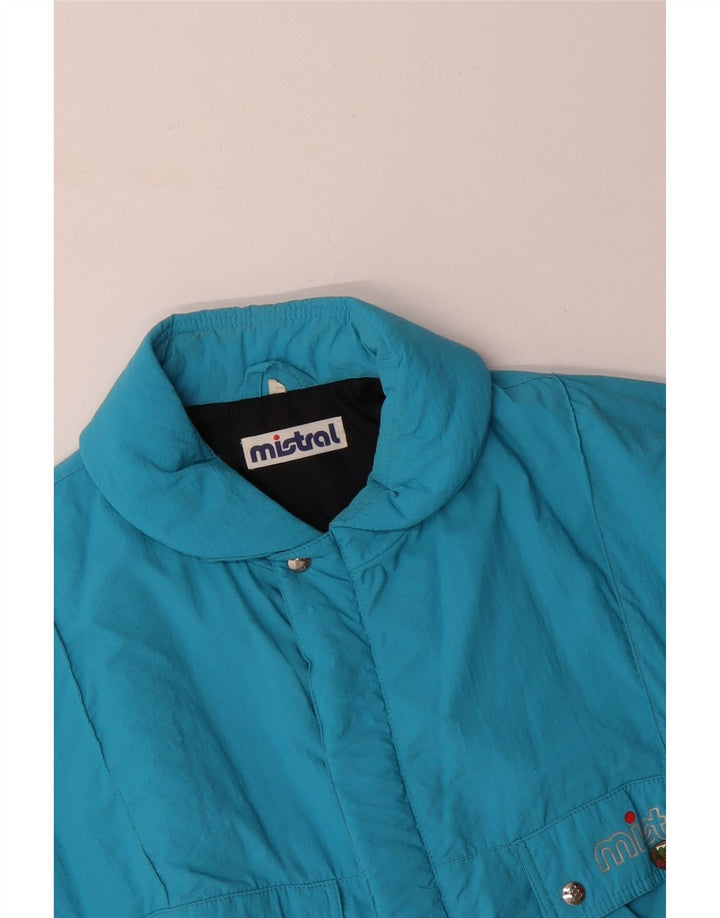 MISTRAL Veste matelassée coupe ample pour homme UK 40 Large Bleu Polyamide