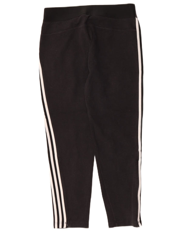 Adidas Pantalon de survêtement pour femme UK 16 Large Noir Coton