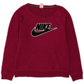 Nike Sweat-shirt graphique pour femme UK 14 en coton rose moyen
