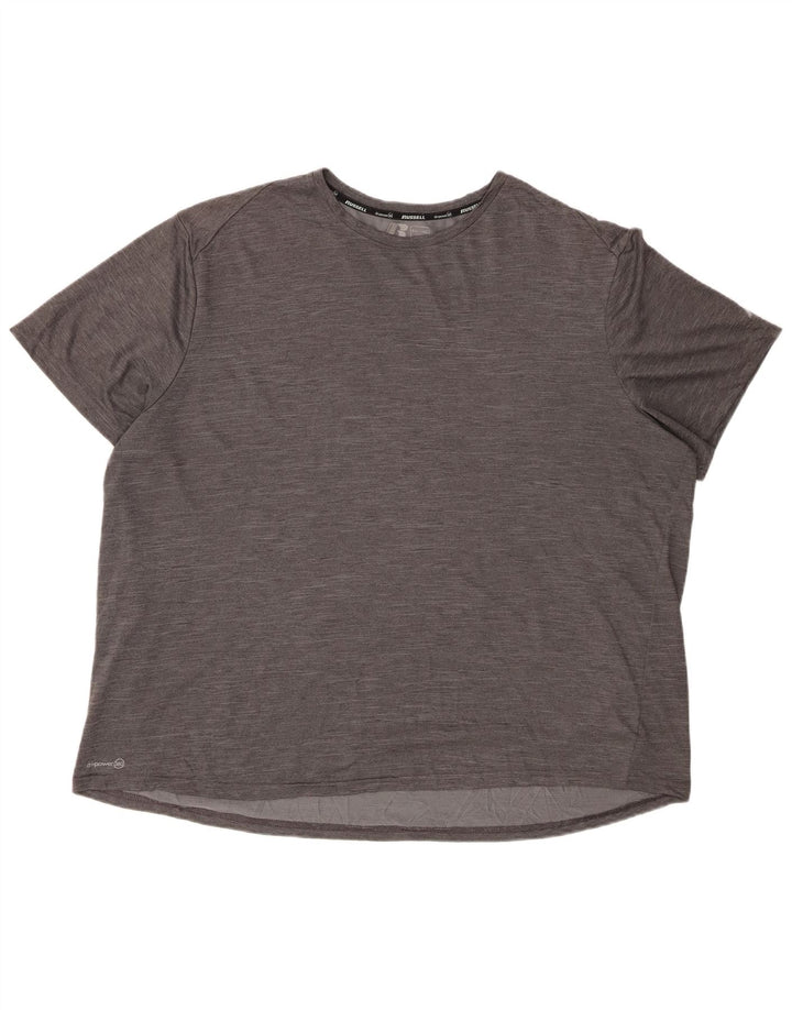 RUSSELL ATHLETIC T-Shirt Homme Haut 2XL Gris Polyester