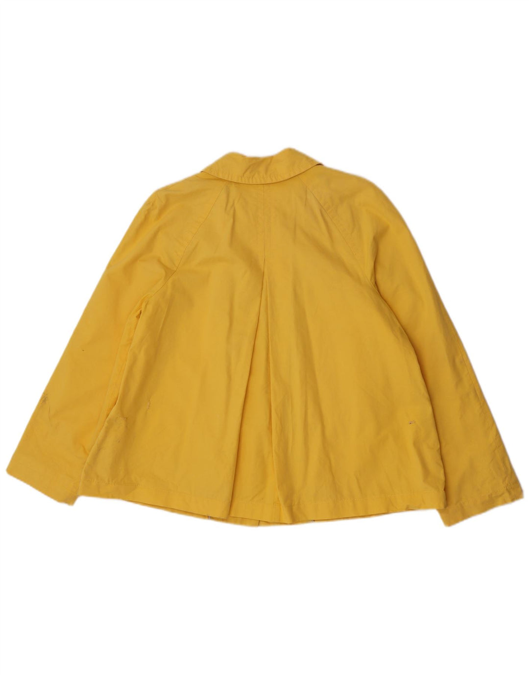 Zara Womens Bomber Jacket UK 16 Grand Coton Jaune