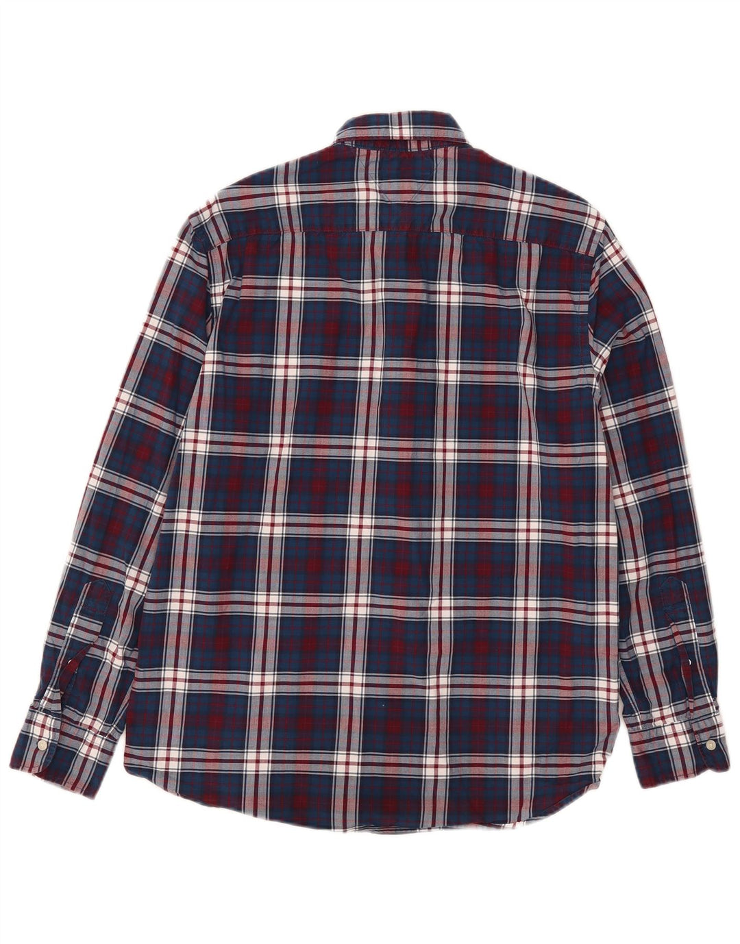 Tommy Hilfiger Chemise Flex Regular Fit pour homme en coton à carreaux bleu marine