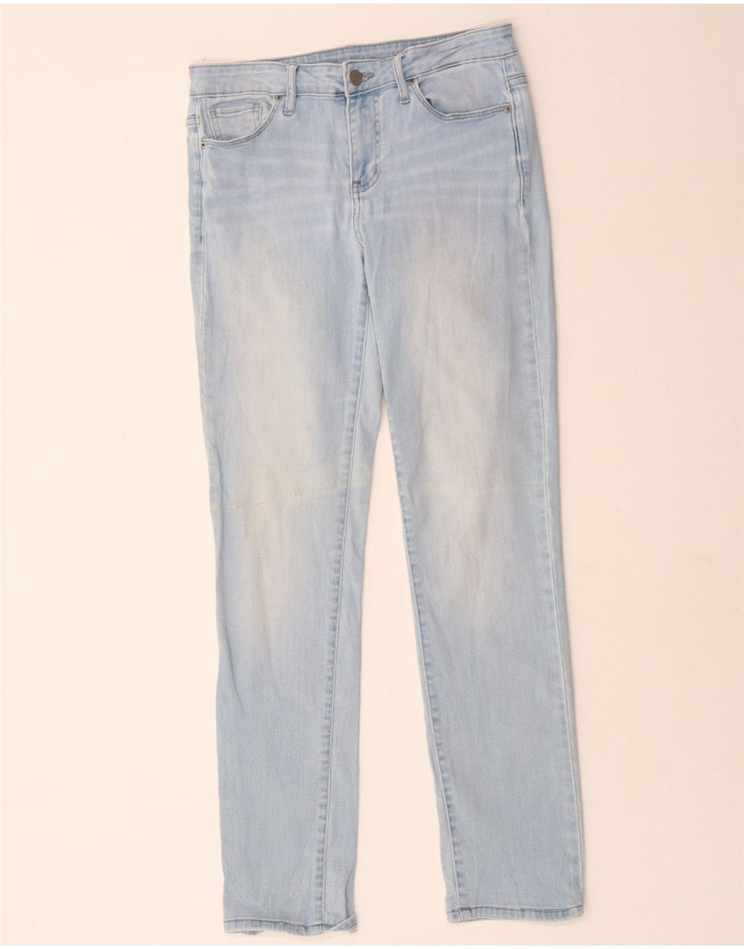 Calvin Klein Jean Slim Femme W30 L30 Bleu Coton