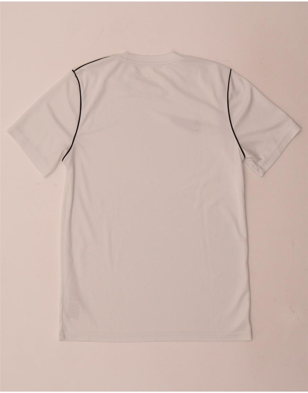 Nike Hommes Dri Fit T-Shirt Haut Moyen Blanc Polyester