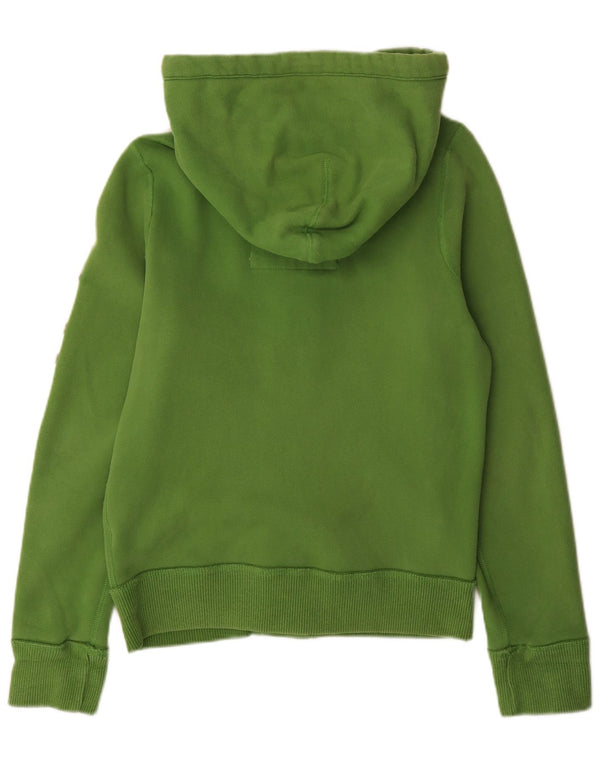 Abercrombie & Fitch Veste de survêtement à capuche graphique pour hommes, petit vert