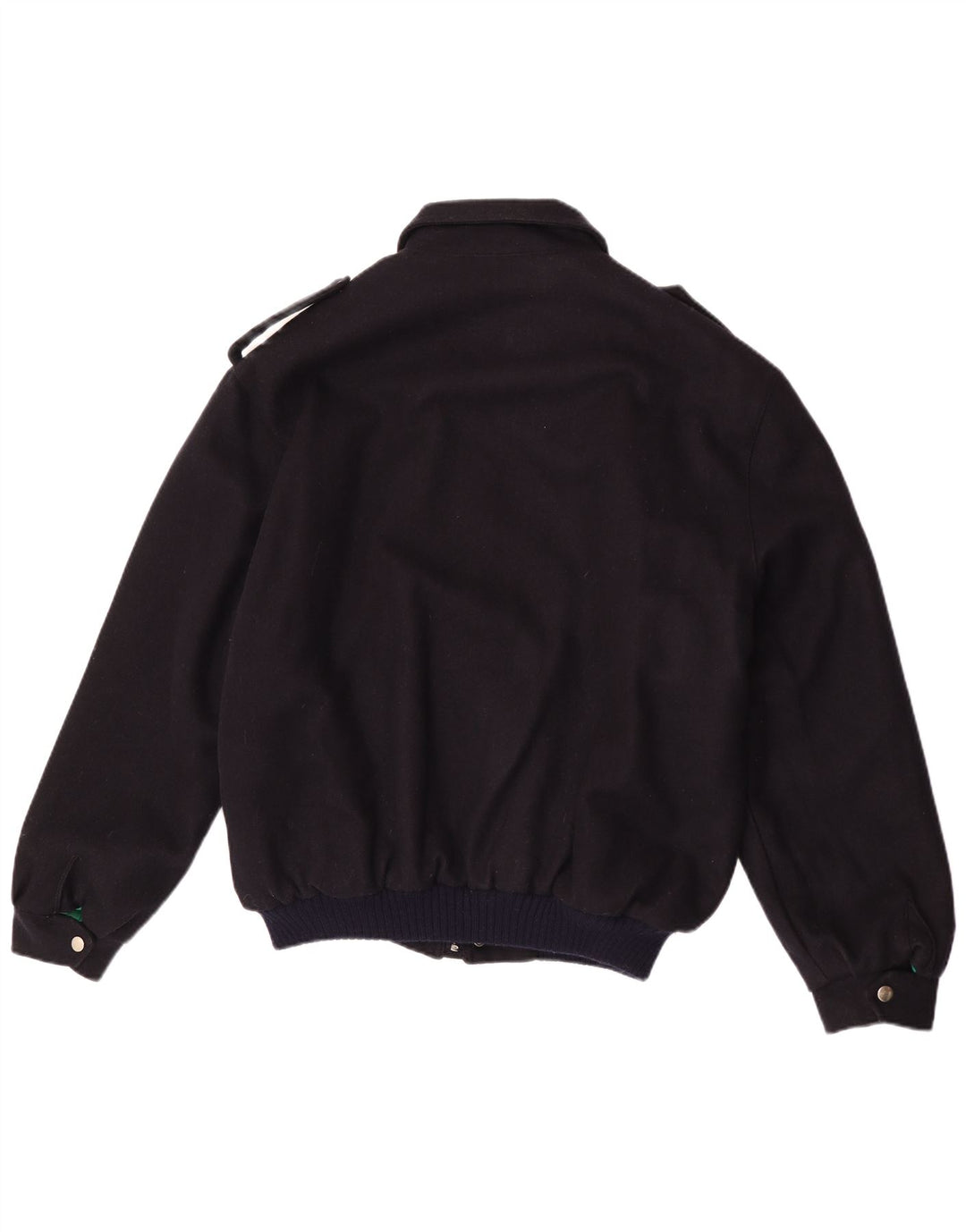 vintage Mens Military Bomber Jacket UK 40 Grand Bleu Marine