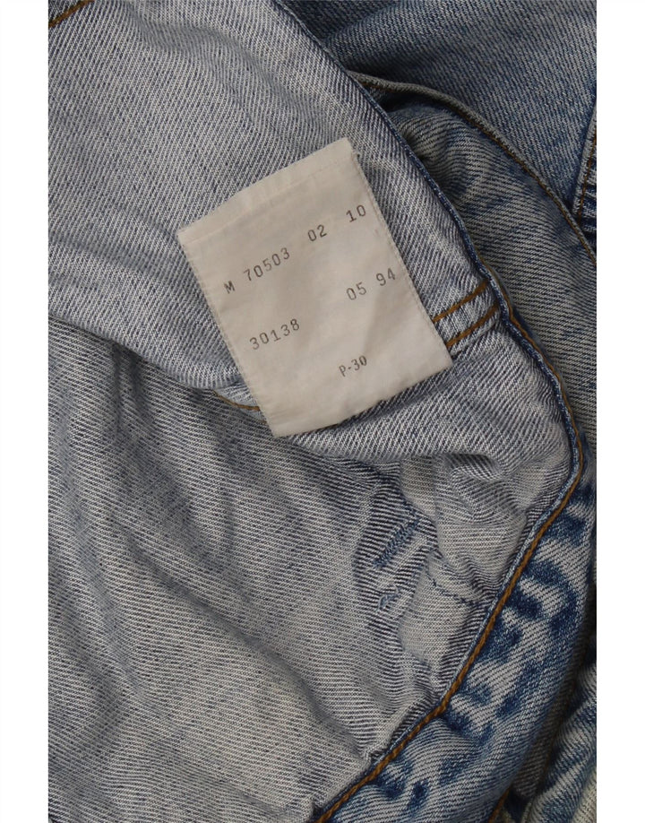 Levi's Veste en Jean Homme UK 38 Bleu Moyen Coton