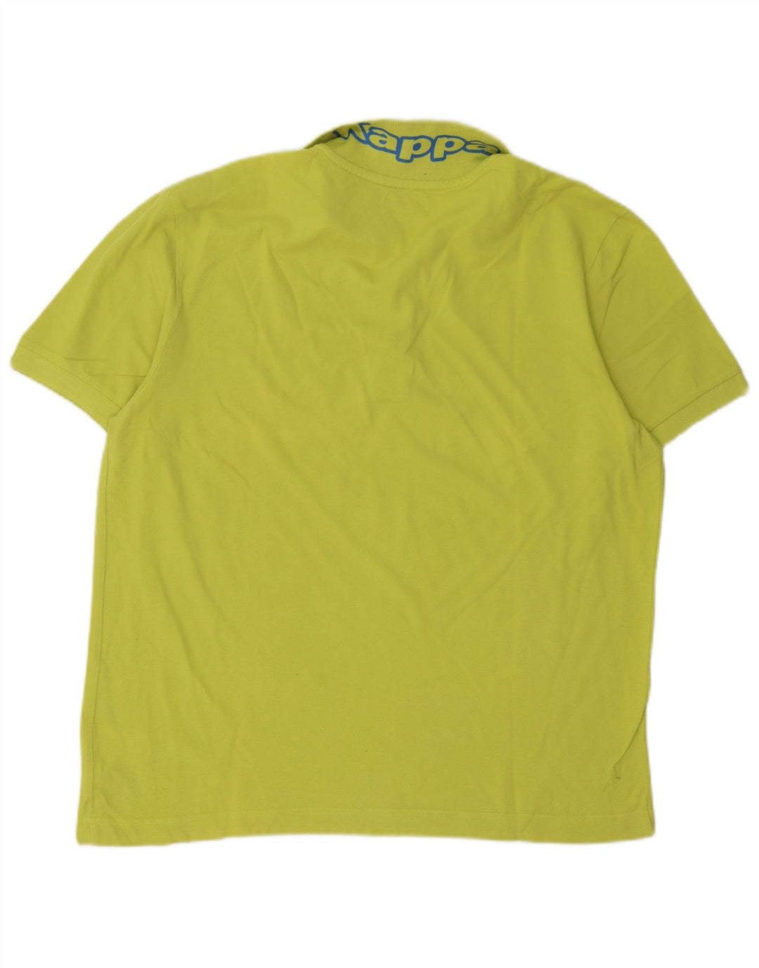 Kappa Polo Homme XL Jaune Coton
