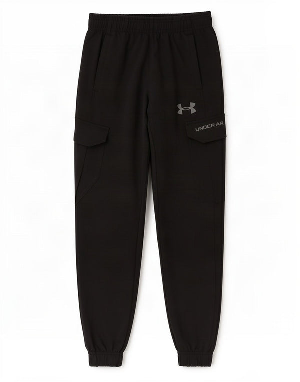 Under Armour Pantalon de survêtement graphique pour garçon 7-8 ans Petit Noir
