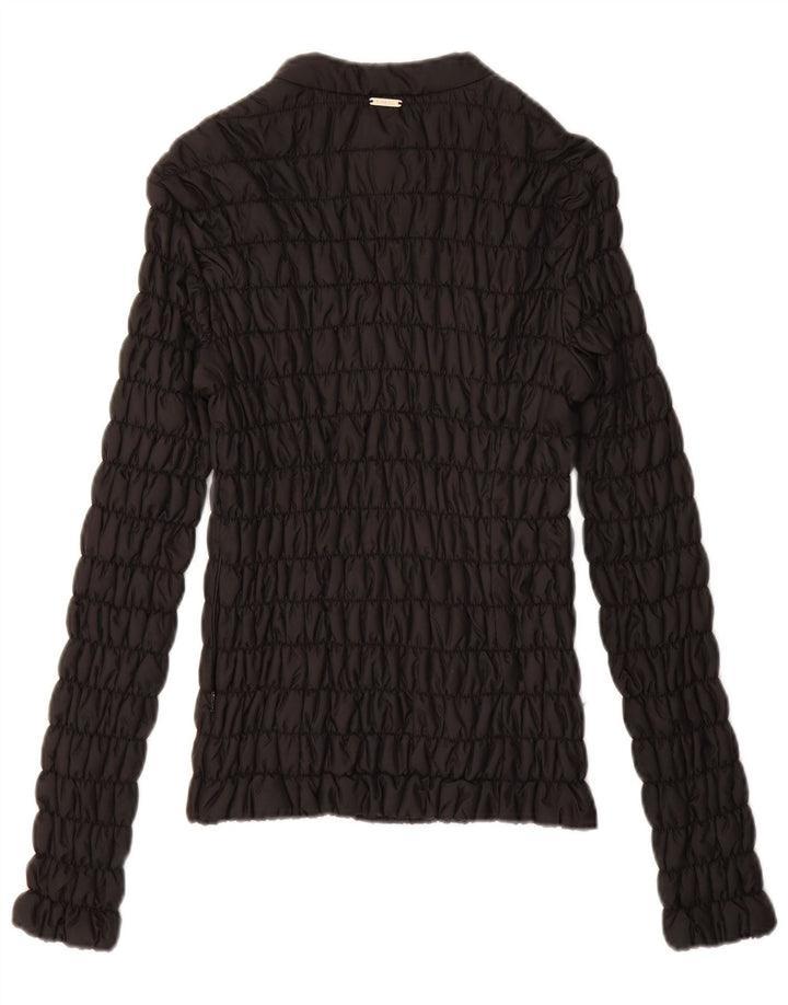 GUESS Veste matelassée pour femme UK 12 Medium Noir